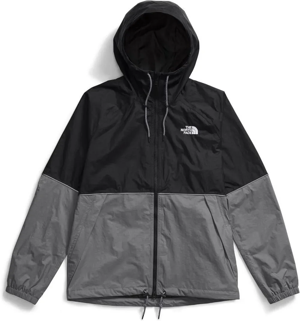 The North Face Novelty Antora Rain Full Zip Hoodie Jacket Smoked Pearl Small